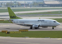 YL-BBH @ EHAM - Taxi to the gate of Amsterdam Airport - by Willem Goebel