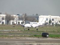 N6756P @ POC - Under power from both engines and rolling westbound on runway 26L - by Helicopterfriend