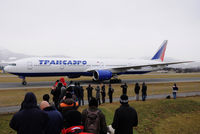 EI-UNN @ LOWS - Transaero Airlines - First visit of a 777-300 to Salzburg!