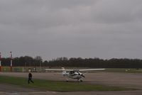 PH-THS @ EHGG - The PH-THS of AeroEelde parked in front of the Airport Authorities, before a local sightseeing flight.