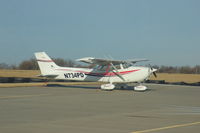 N734PD @ KOXV - on the ramp - by Floyd Taber