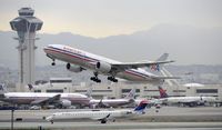 N767AJ @ KLAX - Departing LAX - by Todd Royer