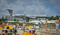 N550PM @ TNCM - Picture taken at Landing in Saint Martin. Princess Juliana Airport. - by Jorge Silva