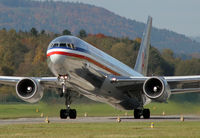 N380AN @ LSZH - American B767 take off - by Loetsch Andreas