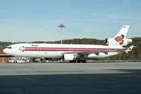 HS-TMF @ LSZH - historic thai MD11 - by Loetsch Andreas