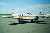 N38974 @ MVY - Piper PA-28-161 N38974 in background at Martha's Vineyard Airport, Vineyard Haven, MA - July 1986 - by scotch-canadian