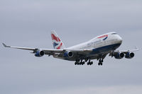 G-BYGB @ DFW - British Airways landing at DFW Airport