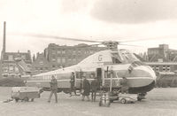 OO-SHG - Sabena. 

Rotterdam Heliport ; Arrival from Melsbroek - Brussels. - by Henk Geerlings