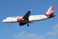 N638VA @ KORD - Short final for 28