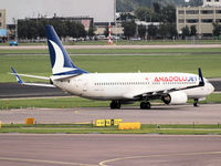 TC-JFR @ AMS - Taxi to the runway 24 of Amsterdam Airport - by Willem Goebel