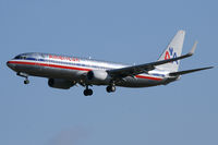 N821NN @ DFW - American Airlines landing at DFW Airport - by Zane Adams
