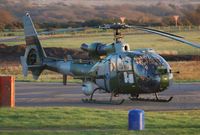 XZ290 @ EGFH - Wescam equiped Army Air Corps Gazelle at the fuel pumps. - by Roger Winser