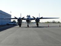 N9856C @ CCB - Almost taking up the complete parking area for the hanger - by Helicopterfriend