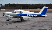 N7201W @ KDAN - 1963 Piper PA28-180 in Danville Va. - by Richard T Davis