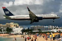 N942UW @ SXM - Over Maho Beach