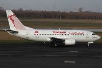 TS-IOI @ EDDL - Tunisair, Boeing 737-5H3, CN: 27257/2583, Name: Mahdia - by Air-Micha