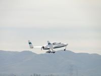 N108SM @ CNO - High enough to start retracting the nose wheel - by Helicopterfriend