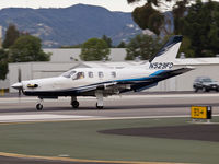 N529FD @ KSMO - N529FD departing from RWY 21 - by Torsten Hoff