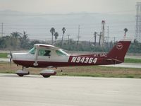 N94364 @ CNO - Visitor from Brackett, taxiing back for take off - by Helicopterfriend