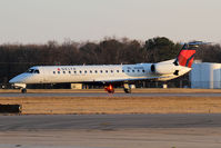 N568RP @ ORF - Delta Connection (Chautauqua Airlines) N568RP (FLT CHQ6042) from Boston Logan Intl (KBOS) rolling out on RWY 5 after landing. This aircraft, the 800th ERJ, no longer has the 800th special graphic on the side of the fuselage. - by Dean Heald