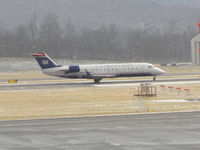 N257PS @ KTRI - On take-off roll at Tri-Cities Airport (KTRI) during a late afternoon snow shower.
