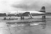G-ALHD @ TKU - Argonaut on TKU airport 1961 flying langauge school children to England. Had trouble fueling due to previous unpaid bills. - by Urban Wiik