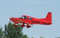 N200BD @ KOSH - American AA-5 - by Mark Pasqualino