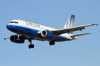 N818UA @ LAX - United Airlines N818UA (FLT UAL541) from San Francisco Int'l (KSFO) on short final to RWY 25L.