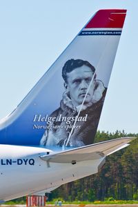 LN-DYQ @ EVRA - Helge Marcus Ingstad - Norwegian writer, archeologist and traveler.