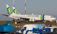 PH-HZN @ EGSH - Being pulled out of KLM Engineering hangars.