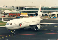JA8583 @ EHAM - Japan Airlines , MD-11 JBird - by Henk Geerlings