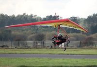 G-CGEK @ EGFP - Departing Pembrey Airport for a local flight. De-registered 18 July 2012. - by Roger Winser