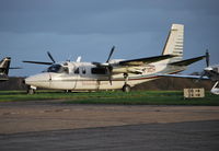 ZK-MOH @ EGTF - Rockwell 690 Turbo Commander at Fairoaks - by moxy