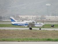 N4317G @ CNO - Rolling out after landing on runway 26R - by Helicopterfriend