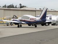 N6867Y @ CNO - Parked at Aircraftsman area - by Helicopterfriend