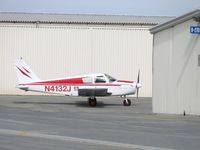 N4132J @ CNO - Taxiing between the hangers, with 2 other ships heading towards runway 26 - by Helicopterfriend