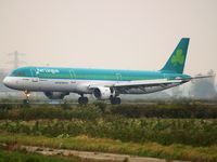 EI-CPE @ AMS - Landing on runway R18 of Amsterdam Airport - by Willem Göebel