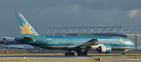 VN-A146 @ EDDF - Vietnam Airlines, waiting for take off clearence on runway 18 at Frankfurt Int´l (EDDF) - by A. Gendorf