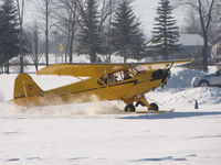 N99165 @ WS17 - Landing on skies at WS17 - by steveowen