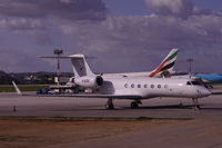 B-8100 @ LMML - Gulfstream G550 B-8100 of Deer Jet flew over to Malta bringing a Chinese Minister into Malta. - by raymond