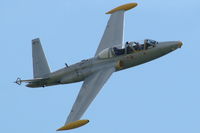 OY-FGA @ EKRK - Niels Egelund flying his Fouga Magister over Roskilde airport, Denmark.