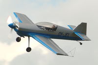OY-JEL @ EKRK - Giles G-202 areobatic kit-plane flying over Roskilde airport, Denmark.