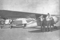 N3283E - From AVWeb photo of the week Jan 26.2012
Barrett Thompson of Smyrna, TN - My grandfather (right) with his 1947 Aeronca 11AC Chief. Scanned from original print and resized for submission. - by Barrett Thompson of Smyrna, TN