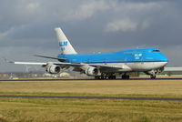 PH-BFY @ EHAM - Just after landing on the Polderbaan - by Jan Bekker
