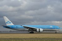 PH-BQP @ EHAM - The Pont du Gardjust after landing on the Polderbaanat Schiphol - by Jan Bekker