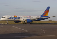 G-BYAP @ EGSH - Fresh out of Air Livery in Allegiant Air C/S (To become N906NV)