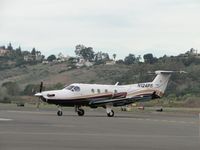 N124PS @ POC - Turining into transient parking - by Helicopterfriend