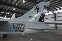 145349 - Vought F-8A Crusader at the Pueblo Weisbrod Aircraft Museum, Pueblo CO