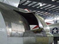 141853 - Grumman F11F-1 Tiger, converted to flying testbed for experiments with an in-flight thrust reverser in 1974-1975, at the Pueblo Weisbrod Aircraft Museum, Pueblo CO