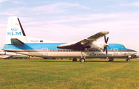 PH-KVC @ EGSU - KLM Cityhopper , charter to Duxford , Flying Legend Airshow - by Henk Geerlings